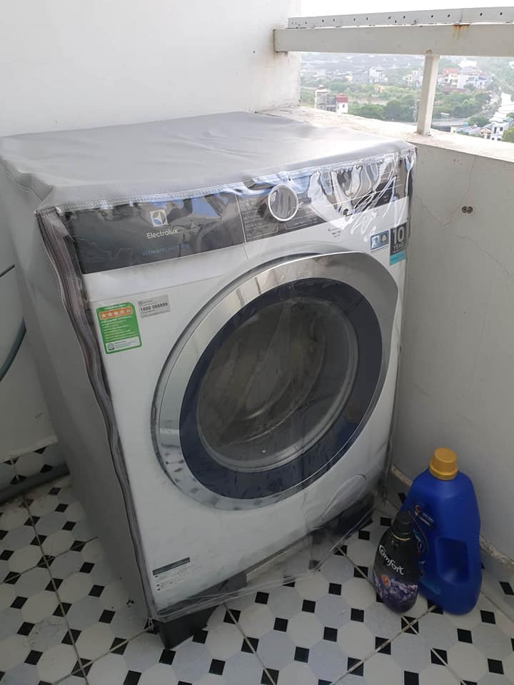 Áo trùm máy giặt là gì? áo trùm máy giặt electrolux 10kg