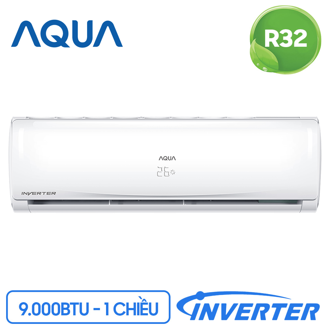 Máy lạnh Aqua Inverter 1 HP AQA-KCRV10TK, giá rẻ, chính hãng