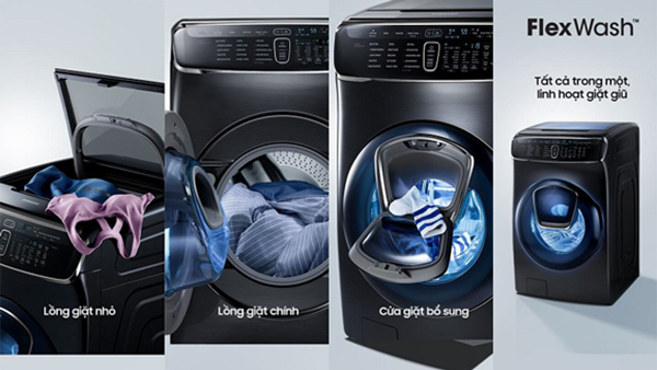 Máy giặt Samsung WW75J4233GS/SV Thiết kế hiện tinh tế, sang trọng