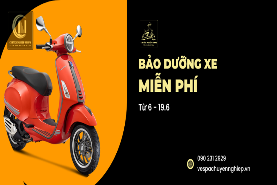 Địa chỉ bảo hành Vespa tại Hà Nội  VESPA TOPCOM