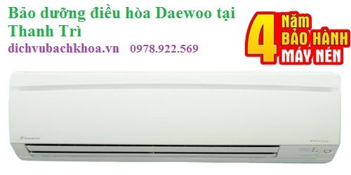 bảo dưỡng điều hòa Daewoo tại Thanh Trì 