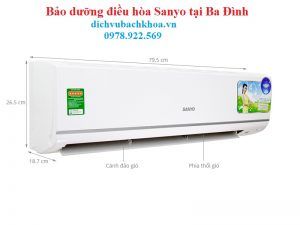 bảo dưỡng điều hòa Sanyo tại Ba Đình