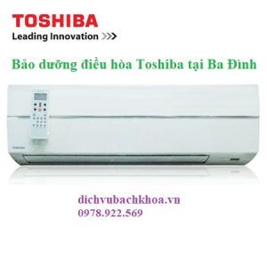 bảo dưỡng điều hòa Toshiba tại Ba Đình 