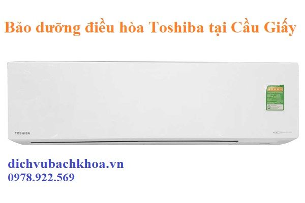 bảo dưỡng điều hòa Toshiba tại Cầu Giấy