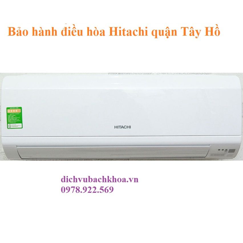 bảo hành điều hòa Hitachi quận Tây Hồ
