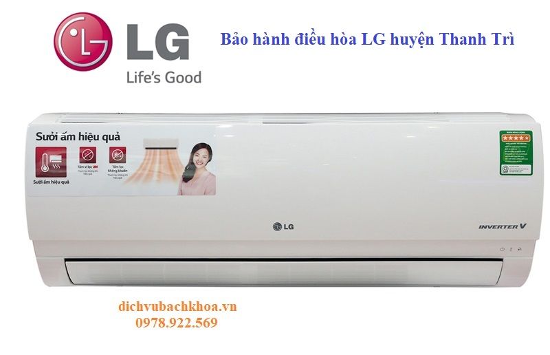 bảo hành điều hòa LG huyện Thanh Trì