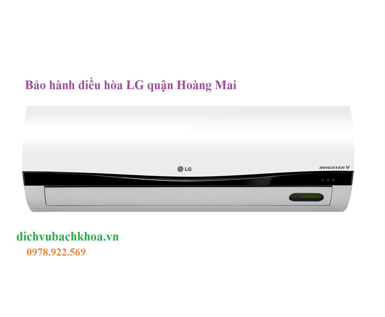 bảo hành điều hòa LG quận Hoàng Mai