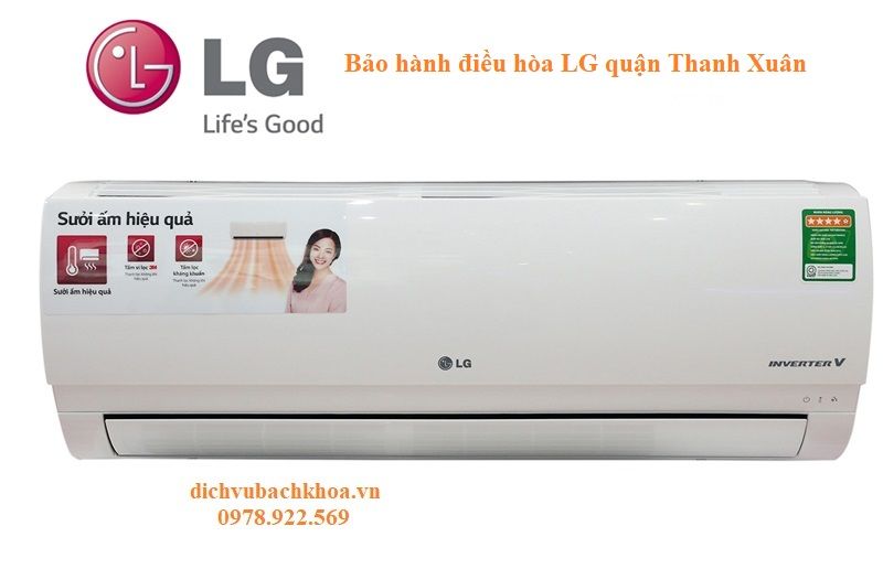 bảo hành điều hòa LG quận Thanh Xuân