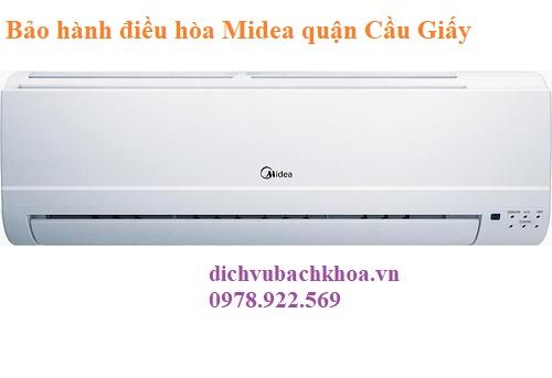 bảo hành điều hòa Midea quận Cầu Giấy