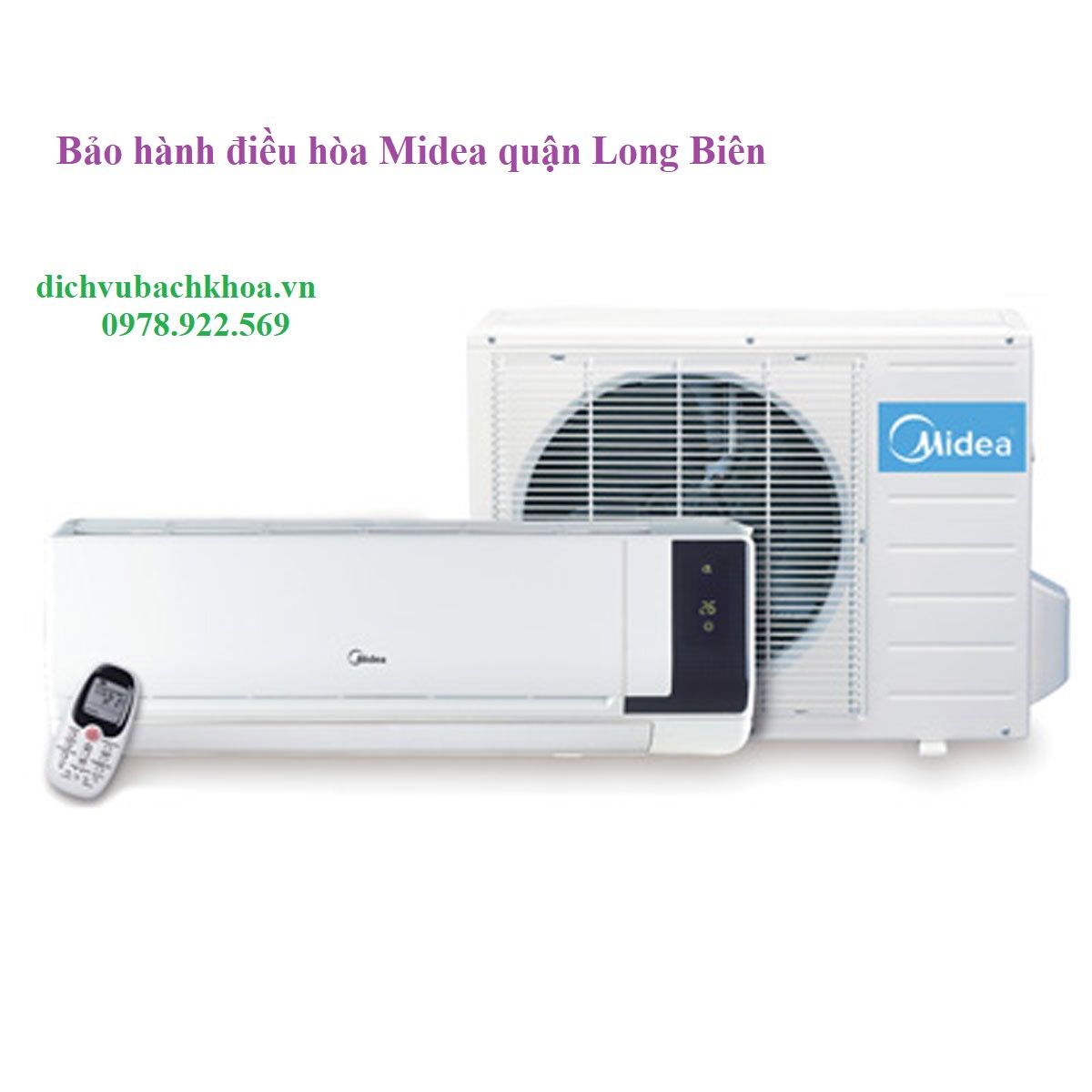 bảo hành điều hòa Midea quận Long Biên