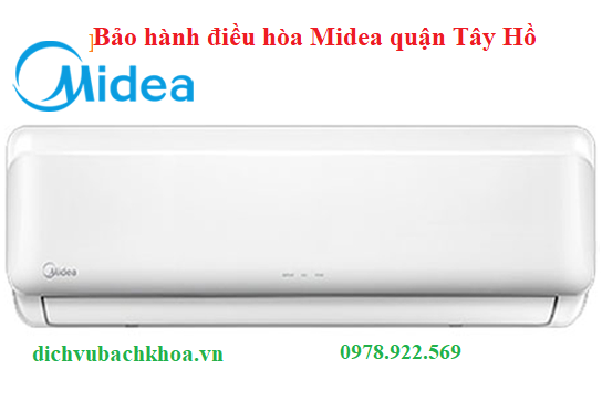 bảo hành điều hòa Midea quận Tây Hồ