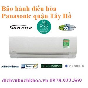 bảo hành điều hòa Panasonic quận Tây Hồ