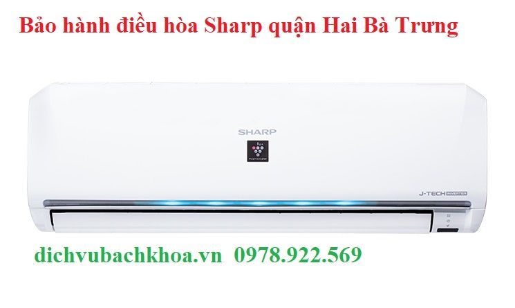 bảo hành điều hòa Sharp quận Hai Bà Trưng