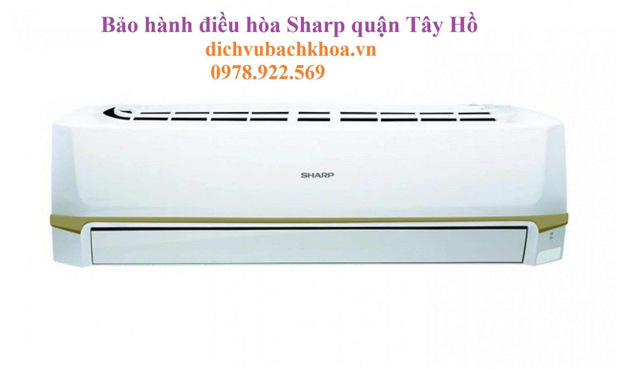 bảo hành điều hòa Sharp quận Tây Hồ