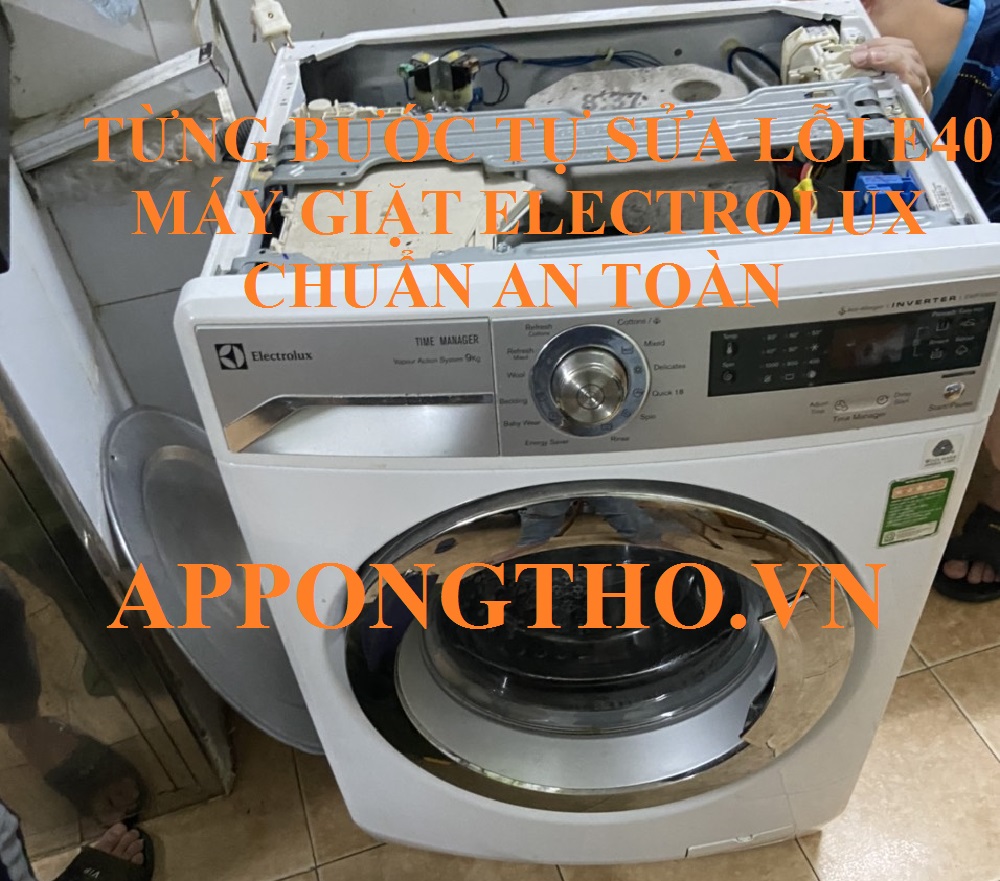 Cách Nhận Diện Máy Giặt Electrolux Lỗi E-40