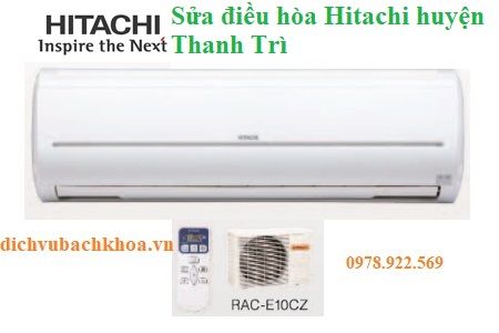 sửa điều hòa Hitachi huyện Thanh Trì