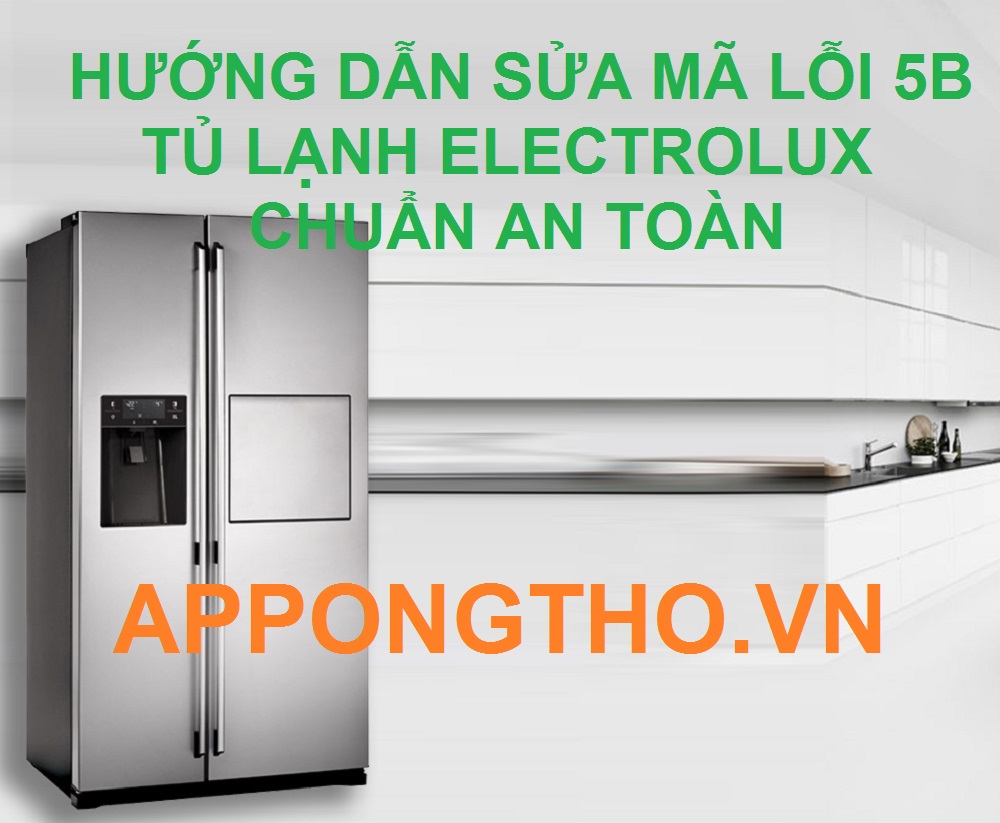 Tại sao tủ lạnh Electrolux của tôi lại báo lỗi 5B?