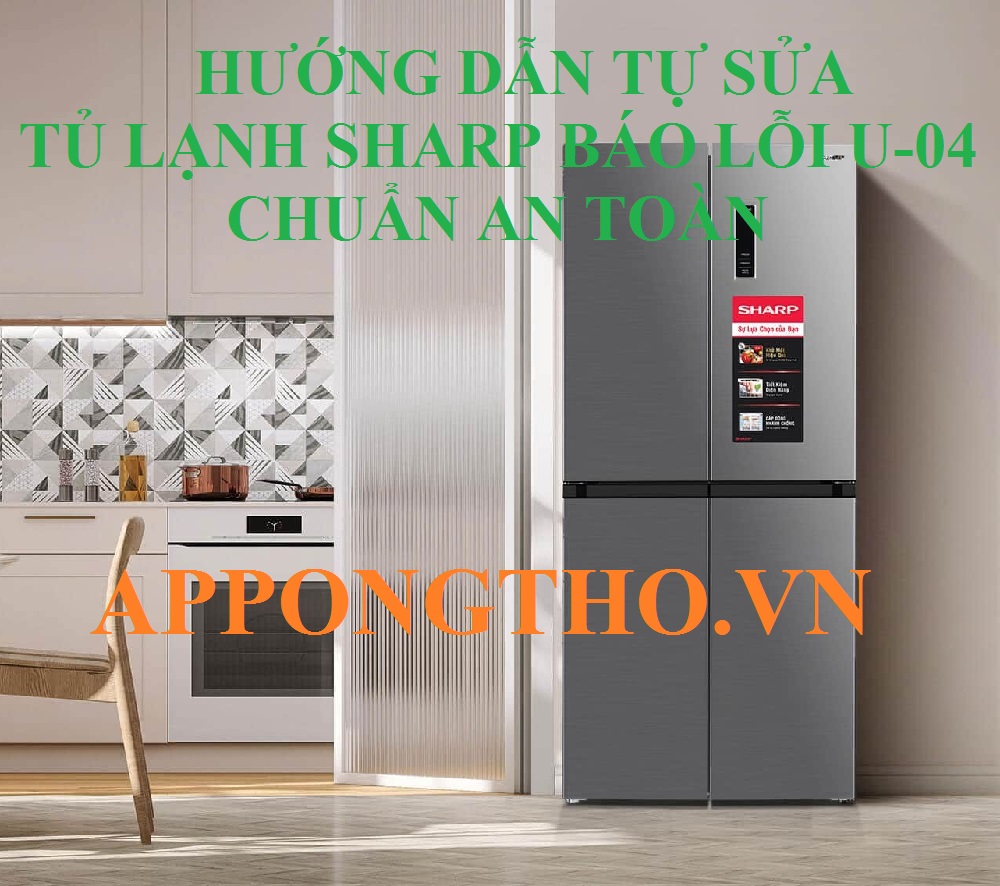 Vệ sinh bầu lọc có khắc phục lỗi U04 tủ lạnh Sharp không?